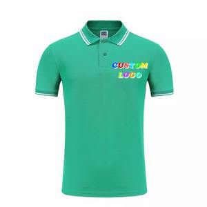 Venta al por mayor barato 100% algodón para Polos sólido en blanco camisetas de punto camisa de golf para los hombres - Product Image 5
