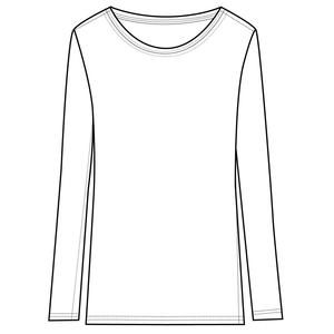 Doux gommage T-Shirt à manches longues femmes chaud infirmière sous gommage Stretch plaine médical maillot de corps confort tissus pour femmes - Product Image 6