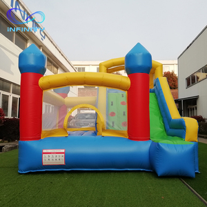 Moonwalk ngoài trời thương mại Inflatable <span class=keywords><strong>Bouncer</strong></span> Combo bouncy nhảy lâu đài trẻ em bên nhà bị trả lại với Slide - Product Image 1