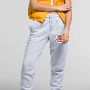 Pantalones de chándal de talla grande de lana de invierno transpirable OEM, pantalones de chándal holgados acogedores para mujer de algodón al por mayor - Product Image 2