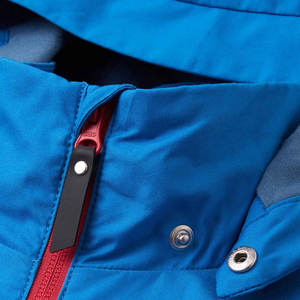 Chaqueta cortavientos de color de contraste para uso al aire libre, chaqueta de invierno con cuello con capucha, chaqueta cortavientos de talla grande - Product Image 5