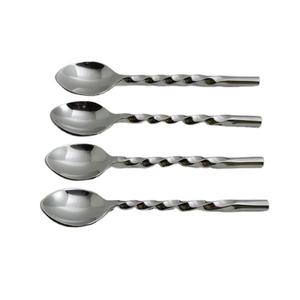 ชุดอุปกรณ์ทำสลัด,ช้อนซ่อมสลัดเขาควายอุปกรณ์ครัวทันสมัยช้อนส้อมทำจากสเตนเลสสตีลพร้อมลูกปัด - Product Image 6