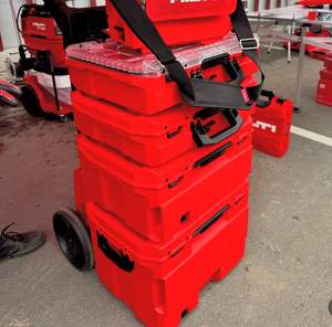 3 Layers Garage Portable Plastic Waterproof Stackable Rolling Trolley <b>Tool</b> <b>Box</b> with Wheels Multi-Function 3-Year Warranty - Product Image 4