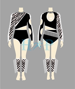 Uniformes de Majorette para Competencia, Equipo, Actuación, Juvenil, Adulto, Ropa de Escenario y Danza, Uniformes de Baile de Majorette - Product Image 6