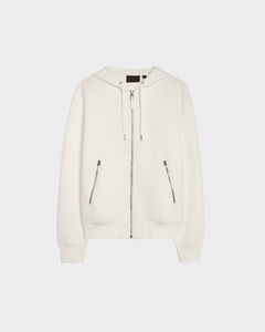 Sweat à capuche zippé pour hommes coton de qualité supérieure mélange de polyester capuche double couche poches zippées cordons réglables confortables - Product Image 5