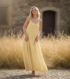 Robe en lin ample et ample de style vintage pour femmes - Product Image 6