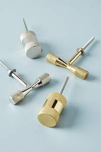 มือจับทองเหลืองโบราณพร้อมลูกบิดสแตนเลส ดีไซน์ศิลปะที่เป็นมิตรต่อสิ่งแวดล้อมสำหรับใช้ในห้องครัว - Product Image 4