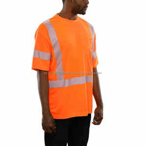 Camisetas de Seguridad de Manga Larga Baratas, Camisetas de Seguridad Reflectantes de Alta Visibilidad, Personaliza tu Logotipo, Camisa de Trabajo para Hombre - Product Image 4