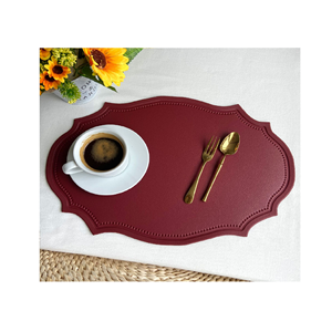 Manteles de mesa de comedor de piedra de cuero, utensilios de cocina lavables y manteles individuales para restaurantes para tamaño personalizado, precio barato, gran oferta - Product Image 1