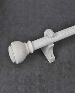 Precio de fábrica, barras de cortina de madera gruesa de teca para decoración del hogar - Product Image 2