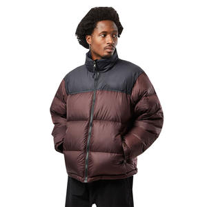 Chaqueta acolchada informal elegante para hombre al por mayor, manga larga, cuello levantado, con tamaño personalizado y procesamiento recubierto de diseño - Product Image 1