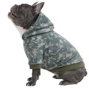 Sudadera con Capucha para Perro con Patrón de Madera y Hormigero, de Forro Polar Suave, Cálida y Acogedora, para Invierno - Product Image 3