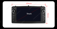 Système de navigation stéréo portable pour voiture avec amplificateur CarPlay audio 360 pour Corolla E120 et BYD F3