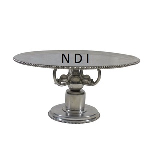 Top Quality Aluminium Metal 2 <b>Tier</b> <b>Cake</b> Stand Birthday Event Party Celebration <b>Cake</b> Serving Stand - Product Image 3