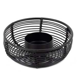 Support de bougie en fer perforé avec revêtement en poudre durable, lanterne en métal de luxe, pieds de support, vente en gros, porte-bougie décoratif - Product Image 2