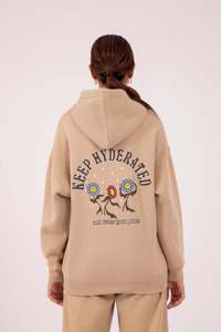 เสื้อฮู้ดผู้หญิงสีล้วนแบบกำหนดเอง - Product Image 2