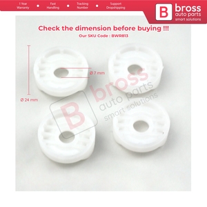 Clips de réparation pour lève-vitre arrière BWR813 pour Megane MK1 New Beetle 1Y7 206 2D 2 portes CC Coupé Cabriolet - Product Image 5