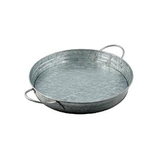 Modern Design Metal For Home & Hotels <b>Decoration</b> <b>Tray</b> Storage Handmade Silver Coated Round Shape For Cafe & Farmhouse <b>Decor</b> <b>Tray</b> - Product Image 5