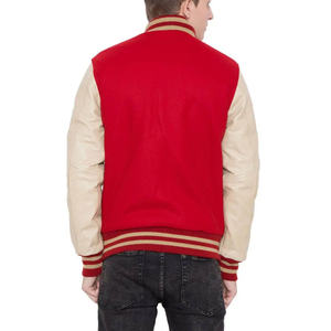 Vestes d'extérieur universitaire pour hommes personnalisées Veste en cuir tissu de haute qualité personnalisée Private Label PufferVeste d'hiver Produit - Product Image 3