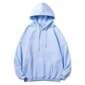 Service OEM Vente en gros Hommes Sweat-shirts à épaules tombantes 100% coton Hiver Léger Couleur unie Polaire Personnalisable - Product Image 1