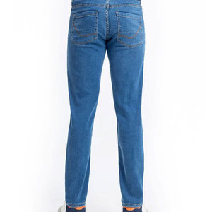 Jeans pour hommes tendance, coupe slim, coupe classique, design personnalisé, faible MOQ, séchage rapide, nouveau design - Product Image 4