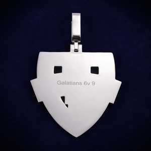 จี้และชาร์มทองคำ 14K ประดับโมอิสซาไนต์ PRINCE พร้อมโลโก้สั่งทำพิเศษ ดีไซน์เฉพาะตัว - Product Image 3