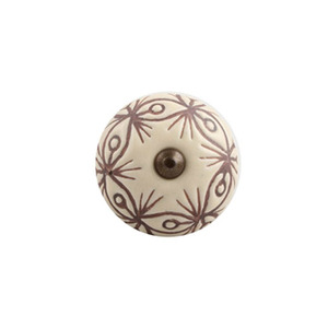 Tiradores de cajón hechos a mano con forma de flor 2025, excelente diseño, estilo antiguo, Color blanco, decoración de armario para sala de estar, perillas de cerámica - Product Image 6