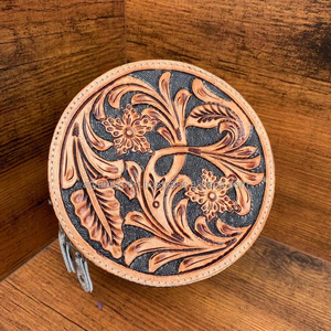 กล่องเครื่องประดับหนังวัวแบบตะวันตกสำหรับผู้หญิงกล่องเครื่องประดับหนังวัวสลักสำหรับเดินทางกล่องเครื่องประดับ - Product Image 2