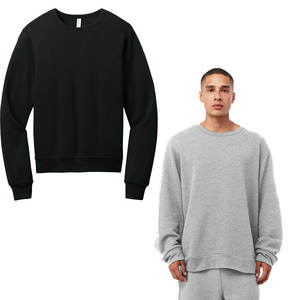 Sweat-shirt unisexe Bella + Canvas 3911 à col rond et épaules tombantes, en molleton douillet, décontracté, pour superposition, hiver, numérique, homme et femme, long - Product Image 6