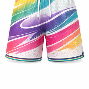 Pantalones Cortos Deportivos de Malla Sublimada para Hombre, Ropa Deportiva Flexible para Entrenamiento de Baloncesto y Torneos Deportivos - Product Image 6