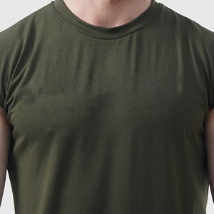 Bajo MOQ 100% algodón hombres Tank Top hombres camisetas para gimnasio entrenamiento secado rápido Racer Back Tank Tops hombres para la venta OEM mantenido - Product Image 6