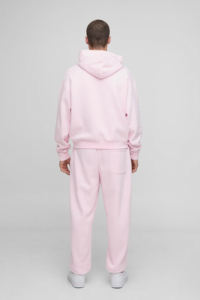 Top Selling <b>Men's</b> Customizable Streetwear Solid Slim Fit 450gsm <b>Thick</b> Warm Windproof Breathable Sweatpants Hoodie 2 Piece - Product Image 5