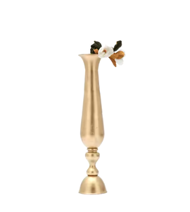 Attractive Design Metal Flower Vase Gold Pot for Living Room Decoration Handmade Modern Demanding Trending Vase Awesome Supplies - Product Image 6