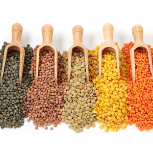 Lentejas Rojas canadienses orgánicas de alta calidad, lentejas verdes secas empaquetadas a granel para uso alimentario - Product Image 1