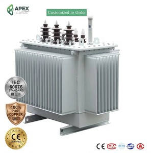 Transformador de Distribución Montado en Poste APEX S13 50-2500kVA 11-33kV/415V Trifásico 50Hz Cobre Puro C5 Anticorrosión para Redes Eléctricas - Product Image 1