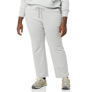 กางเกงขายาวลำลองผู้หญิงไซส์ XL สำหรับฤดูหนาว ผ้าโพลีเอสเตอร์/คอตตอน ทรงตรง แห้งเร็ว ระบายอากาศได้ดี เอวยางยืด ปรับแต่งได้ - Product Image 1