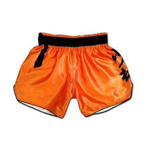 Pantalones Cortos de Kick Boxing y Muay Thai Personalizados de Alta Calidad, 100% Algodón, Seda y Satén, Transpirables, de Secado Rápido, con Cierre de Cordón - Product Image 6