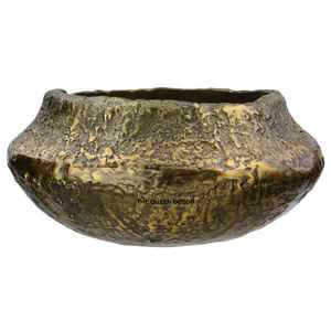 Bol de service en métal, design personnalisé, prix de gros, bol rond en métal pour la présentation des fruits, design moderne, nouveauté en articles de cuisine - Product Image 4