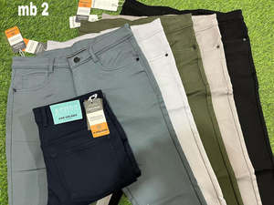 <b>Mens</b> 100 Percent Cotton Straight <b>Jeans</b> High Quality Streetwear Trousers Solid Print <b>Soft</b> Comfortable Summer Winter Indian - Product Image 2