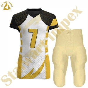 ชุดยูนิฟอร์มฟุตบอลเยาวชนอเมริกันชุดสโมสรกีฬาระบายอากาศผลิตตามสั่ง - Product Image 4