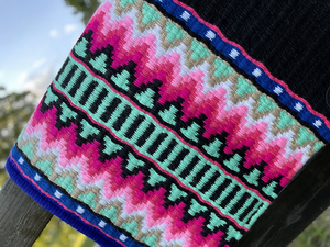 Western Show Horse Saddle Blanket Diseño de Nueva Zelanda Manta de sillín de lana hecha a mano Top Wool Saddle Pad Size - Product Image 3