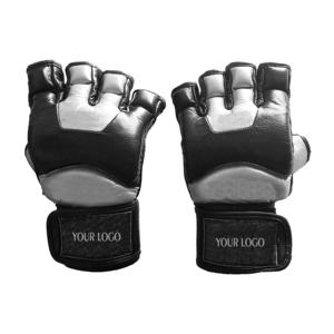 Women's Leather MMA <b>Gloves</b> for Gym Workout Weight <b>Lifting</b> <b>Gloves</b> - Product Image 2