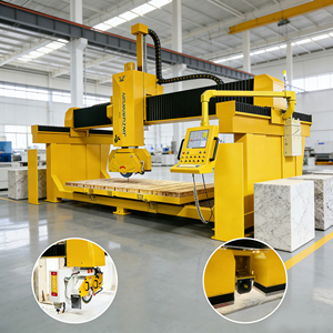 เครื่องเราเตอร์ CNC หิน 5 แกนอเนกประสงค์ สำหรับตัดและขึ้นรูปหินอ่อนและหินแกรนิต - Product Image 4