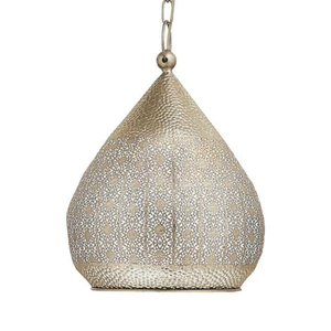 Handmade Golden Iron Moroccan Modern Style Hanging Lantern Lamp Vintage Metal Decorative <b>Pendant</b> <b>Light</b> for Home Decoration - Product Image 2