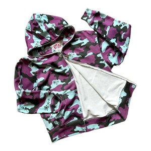 Sweat à capuche zippé camouflage pour hommes à la mode et pratique idéal pour la chasse, la randonnée et les tenues décontractées - Product Image 2