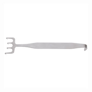 Retractor Adson de la mejor calidad, 5 pulgadas, 4 puntas, instrumentos veterinarios quirúrgicos de acero alemán Romo, retractores Adson - Product Image 6