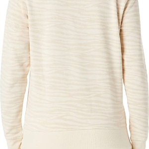 Sweat-shirt à col rond vierge pour femmes, vente en gros de tissu polaire respirant en vrac, parfait pour la broderie personnalisée, vêtements de sport à la mode décontractés - Product Image 3