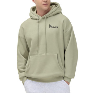Nouveau sweat à capuche en molleton streetwear personnalisé de haute qualité, hiver, délavé à l'acide, délavé au soleil, effet usé, double couche, uni, personnalisé - Product Image 2