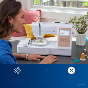 Máquina de Bordar, PE535, 80 Diseños de Bordado Integrados, 9 Estilos de Fuente, Área de Bordado de 4 x 4, Pantalla Táctil LCD Grande, Puerto USB - Product Image 3