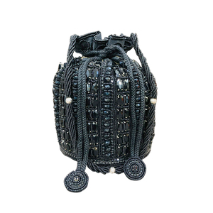 ¡Bolso de mano indio hecho a mano con piedra de cristal bordado Batwa Potli Ideal para favores de boda, regalos de devolución y celebraciones de moda! - Product Image 1